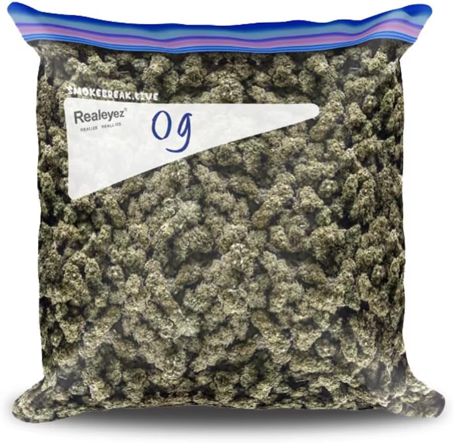 Novelty Weed Throw Pillow with Insert