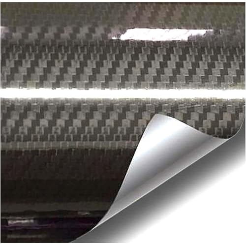 VVIVID Epoxy High Gloss Carbon Vinyl Automotive Wrap Film DIY Easy to Install No Mess (100ft x 5ft, Black)