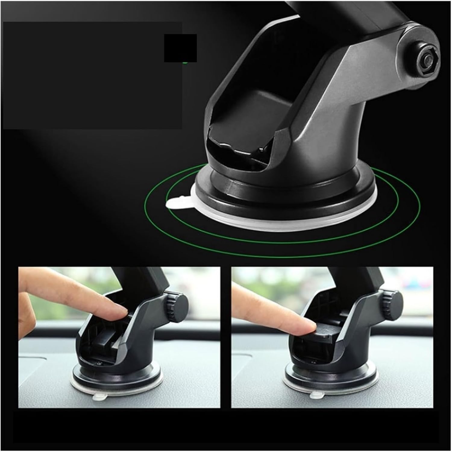 Sucker Car Holder Mount Stand GPS Telefon Mobile Cell Support Fit for Xiaomi Fit for Samsung(Red Air Vent Type)
