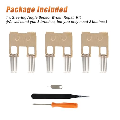 Miniatura 6 de Kit de reparación de cepillo de sensor de ángulo de dirección compatible con BMW E46 E39 E38 E83 X3 E53 X5 E85 E86 Z4 Mini R50 R52 R53, Land Rover