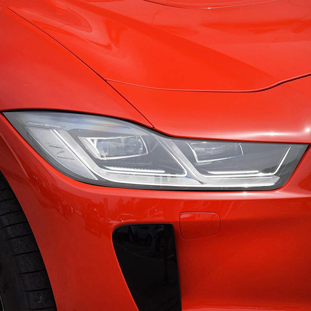 ジャガーIペース-pace20182019 2020、2個ノ車輪のヘッドライト護プラスティックフィルムジコ修繕透明ナ咎人ノTPUステッカー使い所