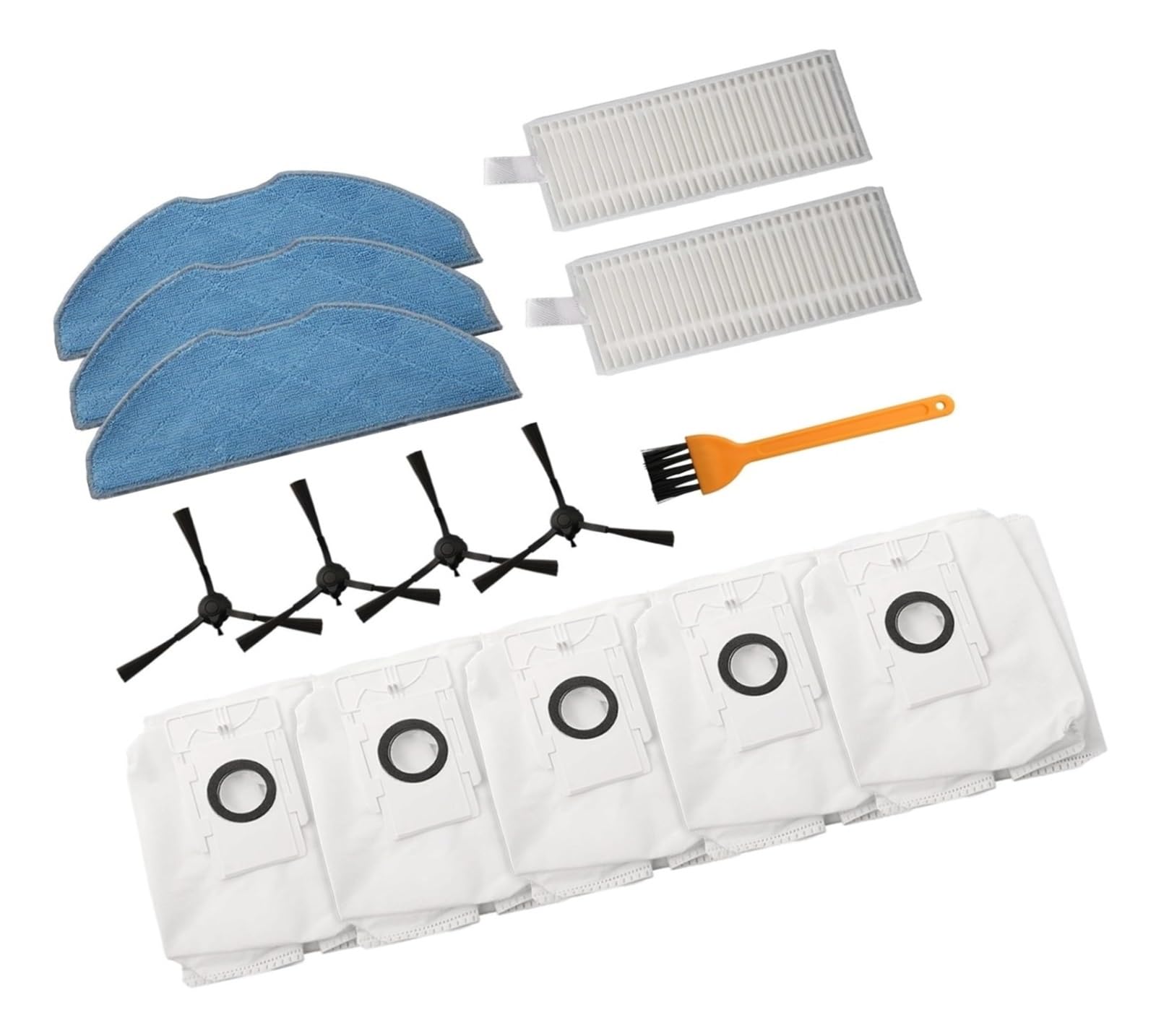 Wischtuch, Tasche, Seitenbürsten-Set, Vliesstoff, RE4 Plus/RE5 Plus | For RE4 Plus, for RE5 Plus, Ersatzteile