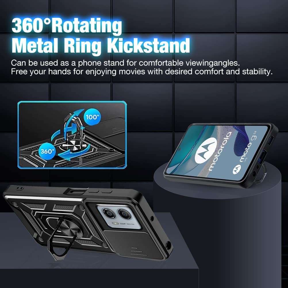 Tope Custodia In Pelle Per Otorola Oto G13 / Oto G23 (6.5" Inches - Foto 10