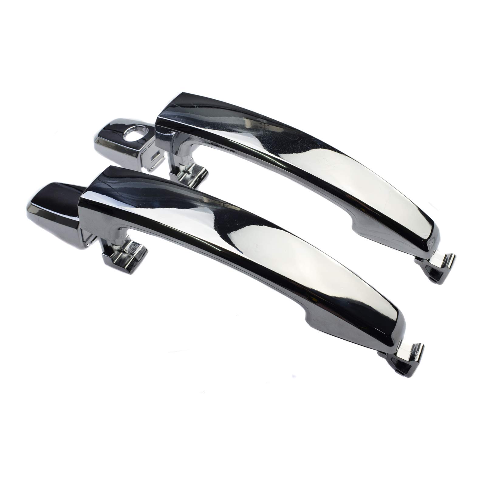 Amazon.com: Chrome Front Left & Right Exterior Door Handle for