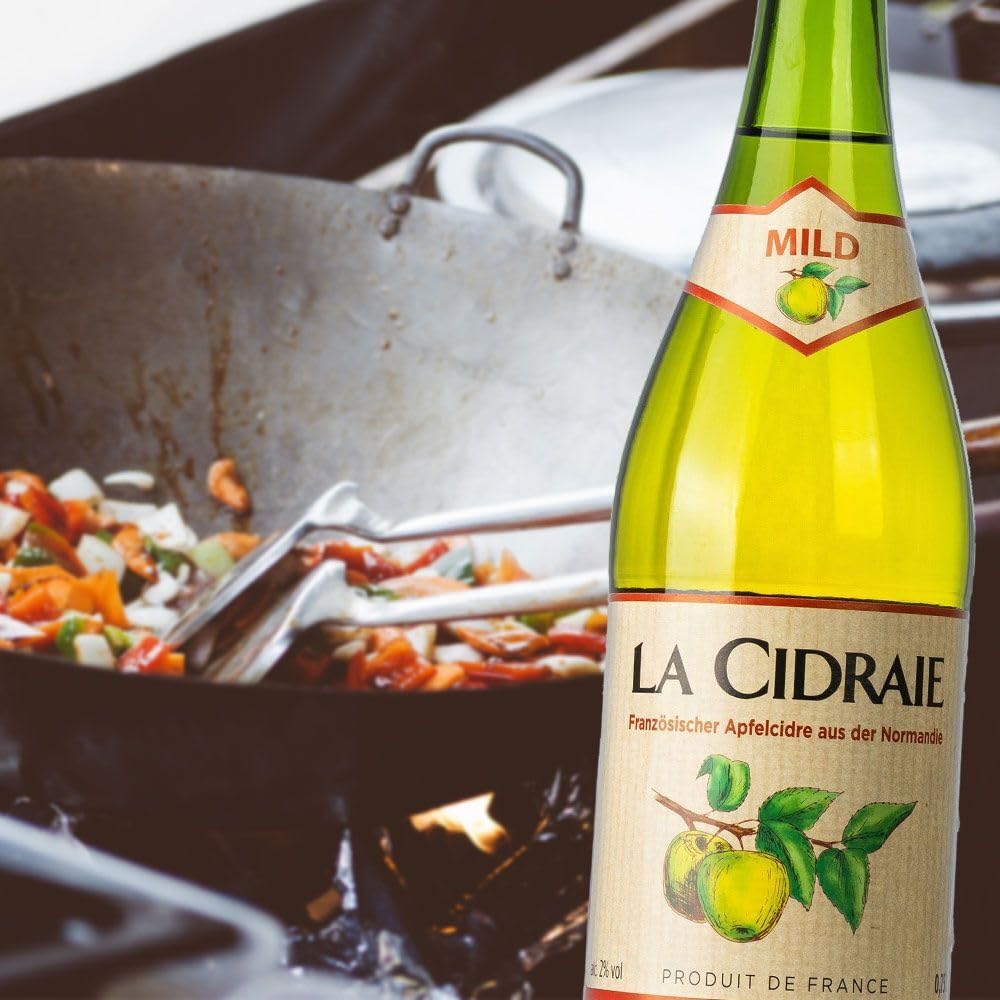 La Cidraie Cidre mild, lieblich, sortenreines Weinpaket + VINOX Winecards (6x0,75l)