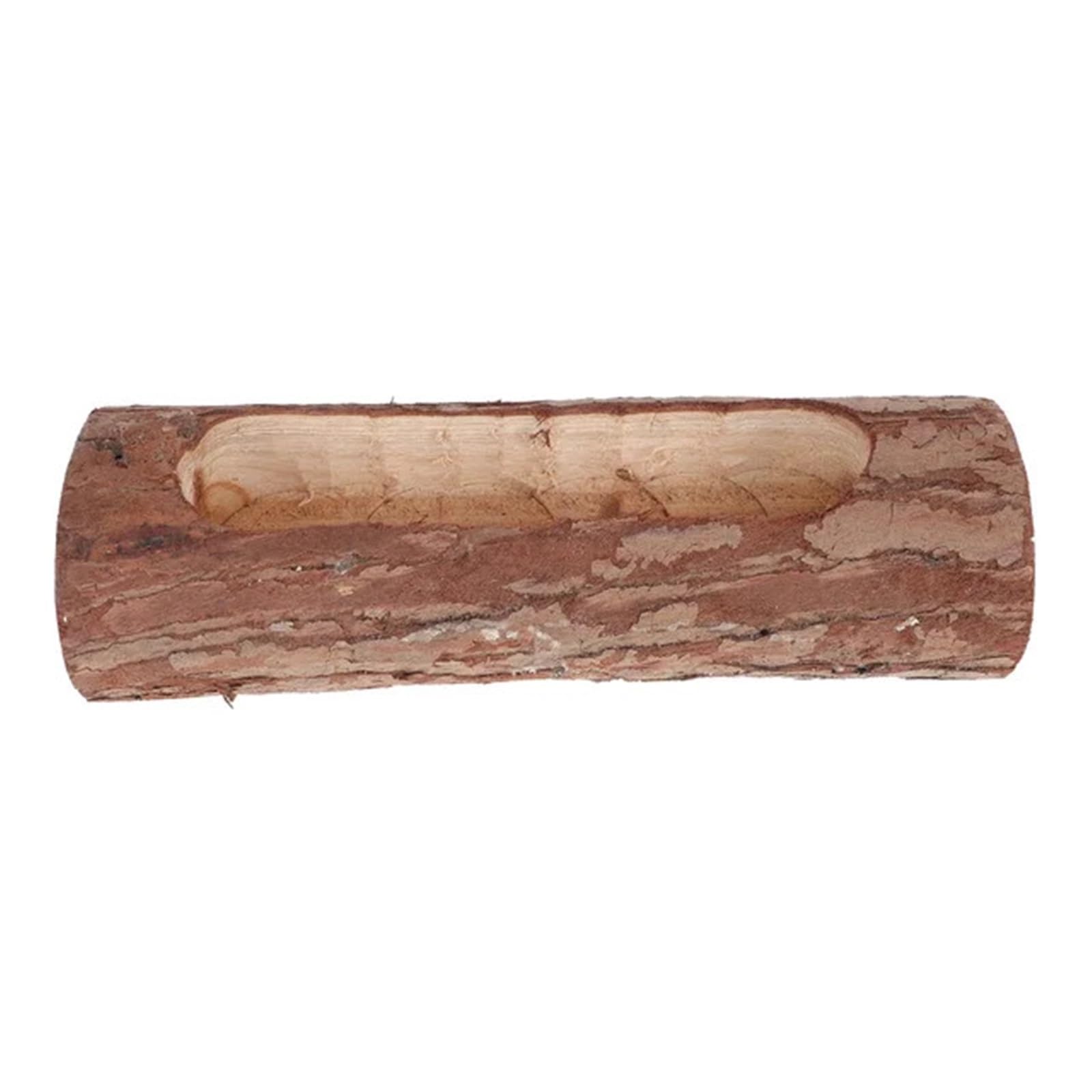 QuxetlRyz Wooden Tree Stump Decor Planter Pot Flower Wooden Succulentbark Log Wood Driftwood Vase Stump Farmhouse Rustic Planttrunk Pots Tree Garden Holder