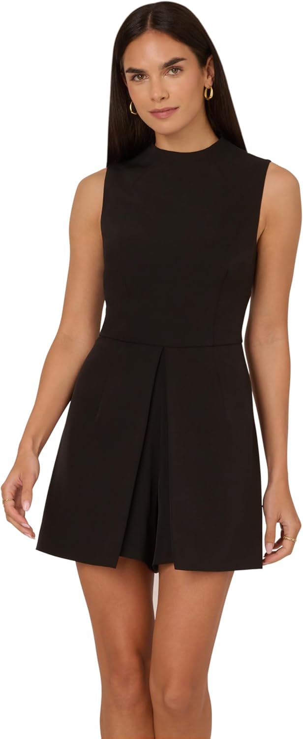 Adrianna Papell Womens Peplum Romper