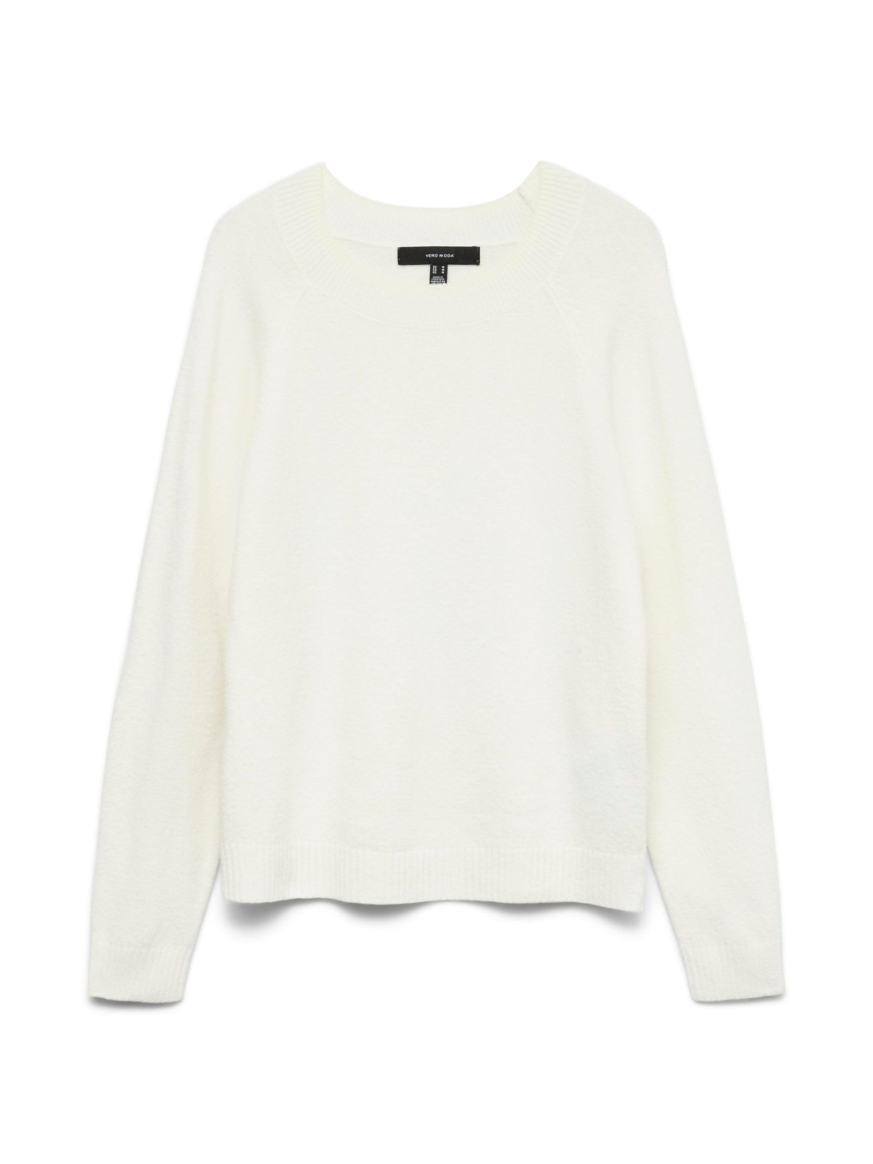 VERO MODA Womens Pullover Snow White 16