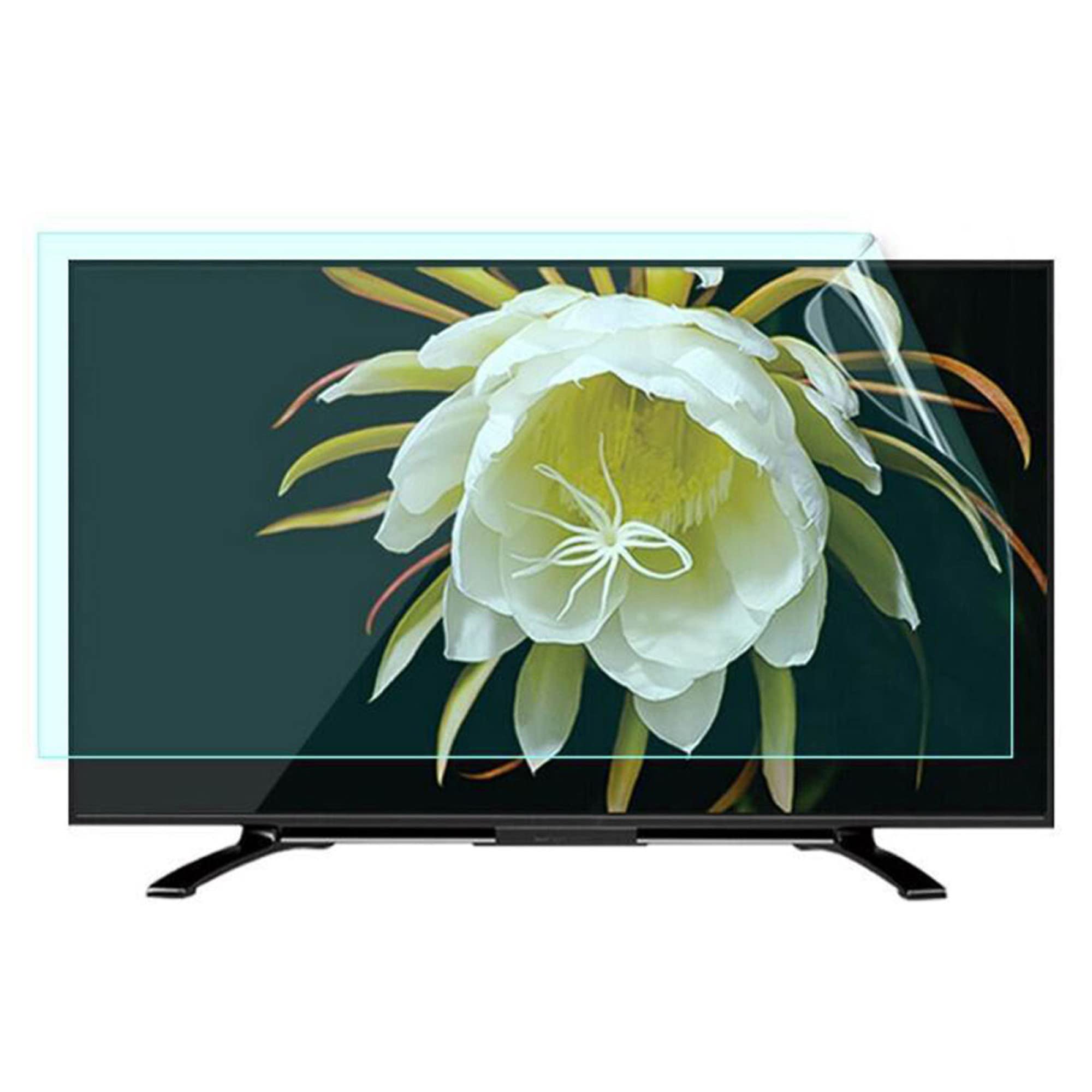 Filtro Protector de Pantalla de TV antiarañazos para el hogar, Filtro de luz Azul antideslumbrante Anti UV, película de protección Ocular, para TV Plana Curvada de 32-75 Pulgadas/3