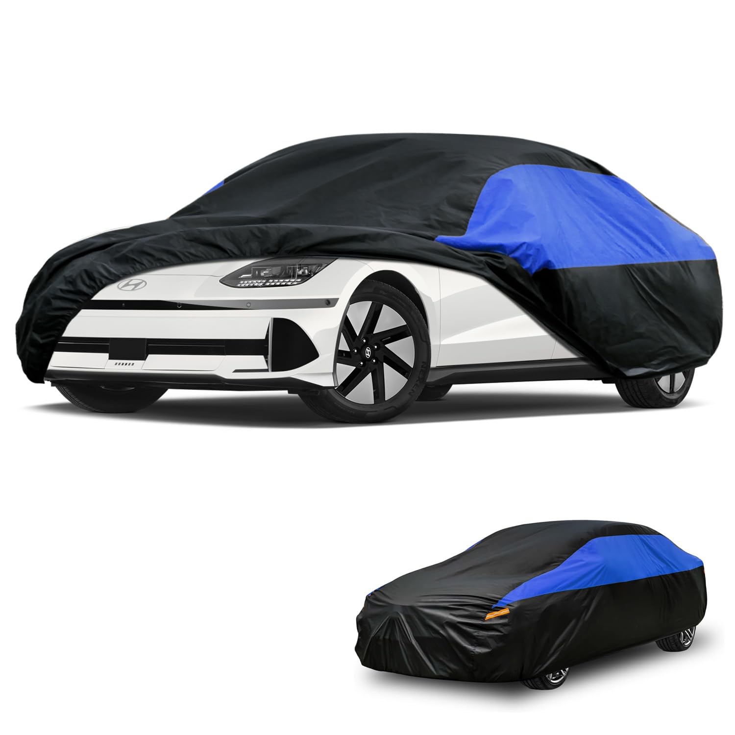 GUNHYI Hyundai Car Cover Custom Fit Hyundai Ioniq 6 Waterproof All Weather, Lightweight Full Exterior Cover for Automobiles Outdoor Sun UV Rain Dust Snow Wind Protection.