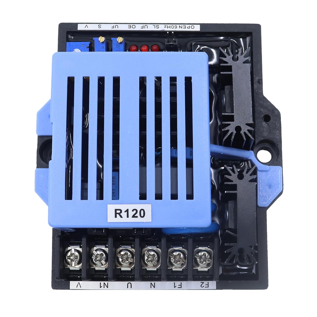 Qury Regulador de voltaje automático, AVR R120 sin escobillas Motor Genset Estabilizador para generador 277 VAC
