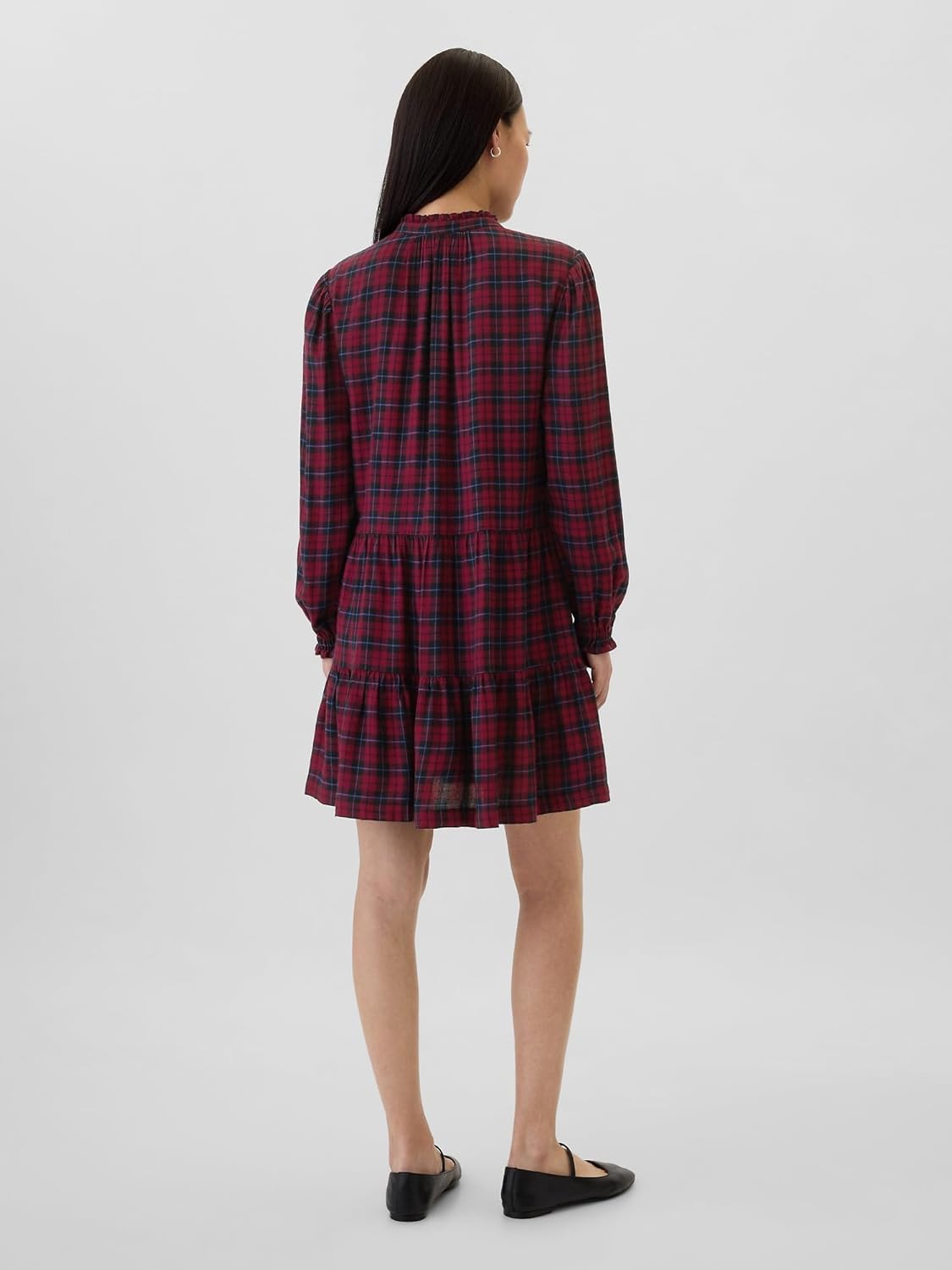 GAP Women's Long Sleeve Flannel Dress