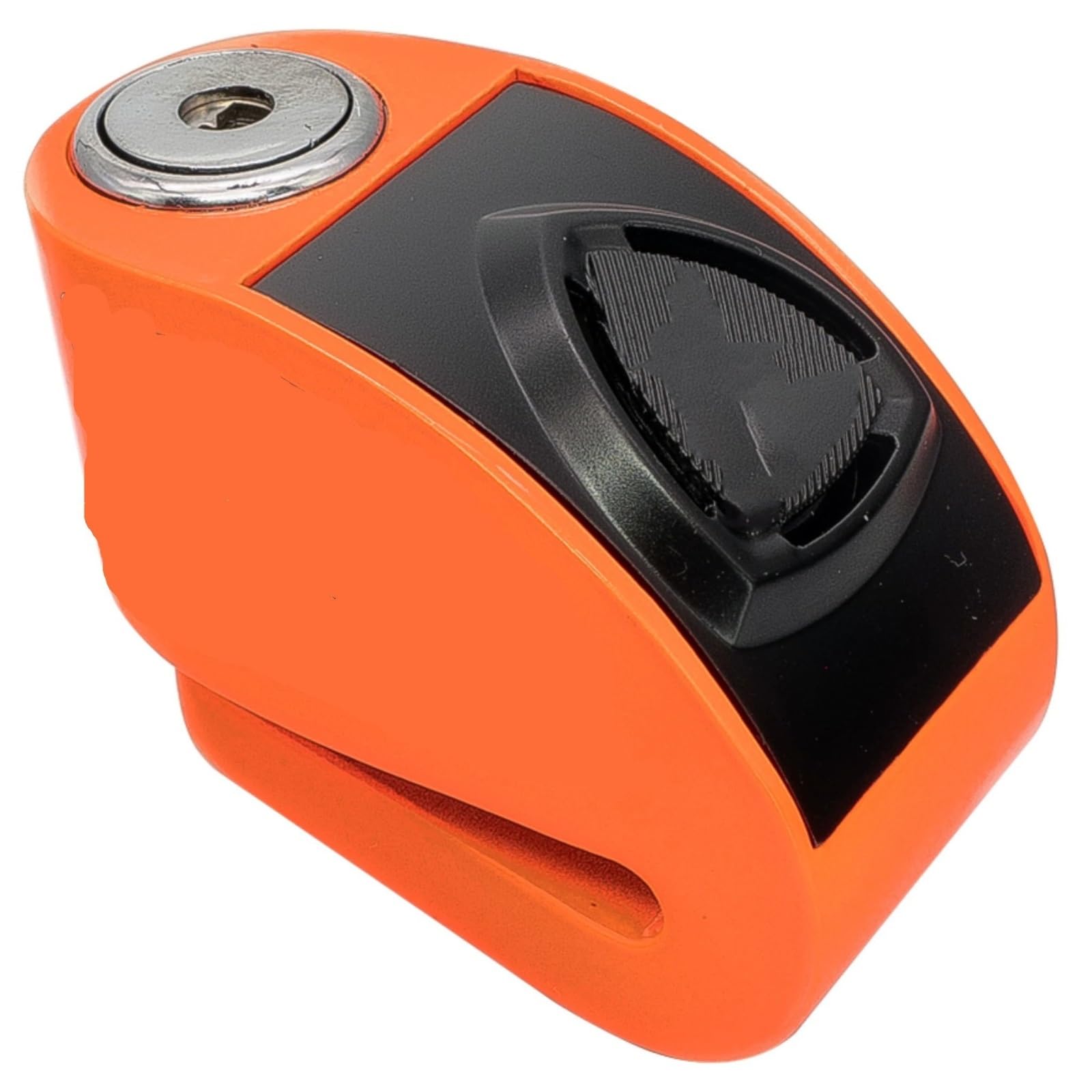 Bloccadisco Moto Blocco disco con allarme, lucchetto per freno a disco con suono di allarme da 120 DB, perno da 6 mm Lucchetto Moto Antifurto(Silver)