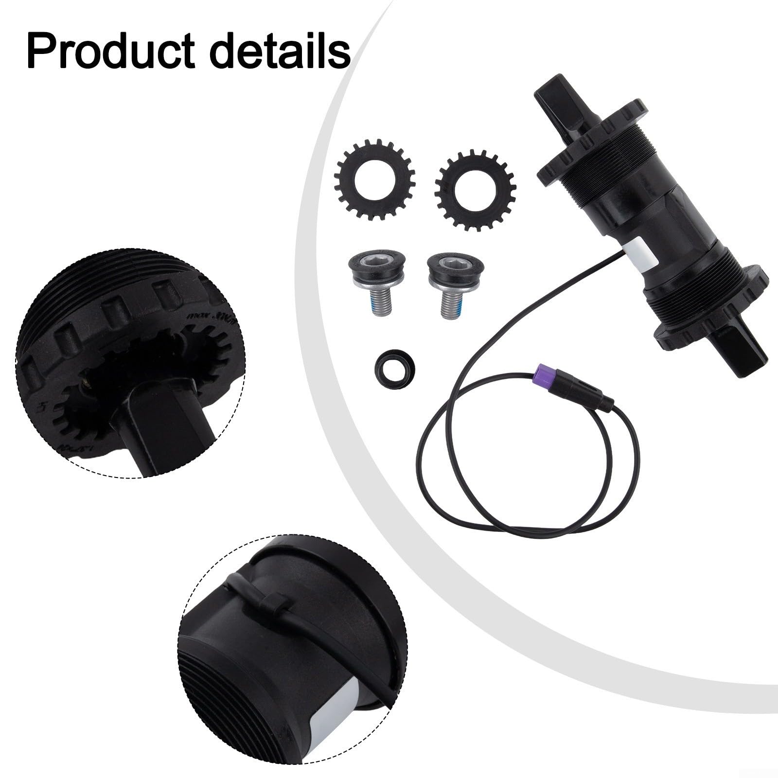 Amazon.co.jp: Emiif ボトムブラケット トルクセンサー 6ピンコネクタ
