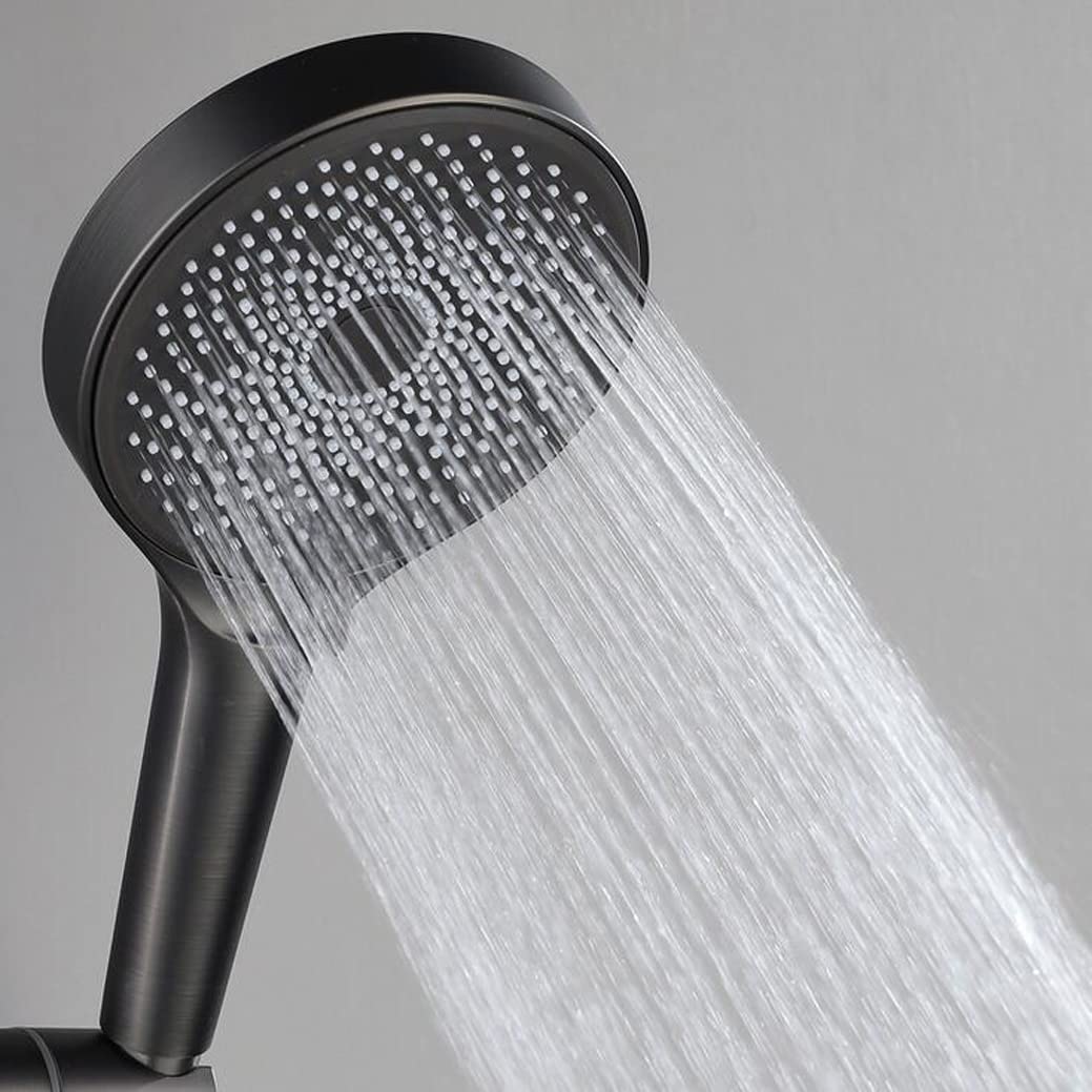 Pistolet de Douche à Pression, Pommeau de Douche à Effet Pluie for Salle Bain avec douchette
