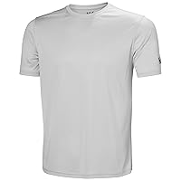 Helly Hansen HH Tech T-Shirt 2.0 Maglietta da Escursionismo, Grigio Nebbia