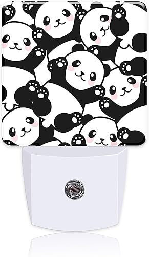 Miniatura 15 de Luz nocturna de paisaje de montaña, luces nocturnas modernas enchufables a la pared, sensor de atardecer a amanecer, luz nocturna para niños, baño,