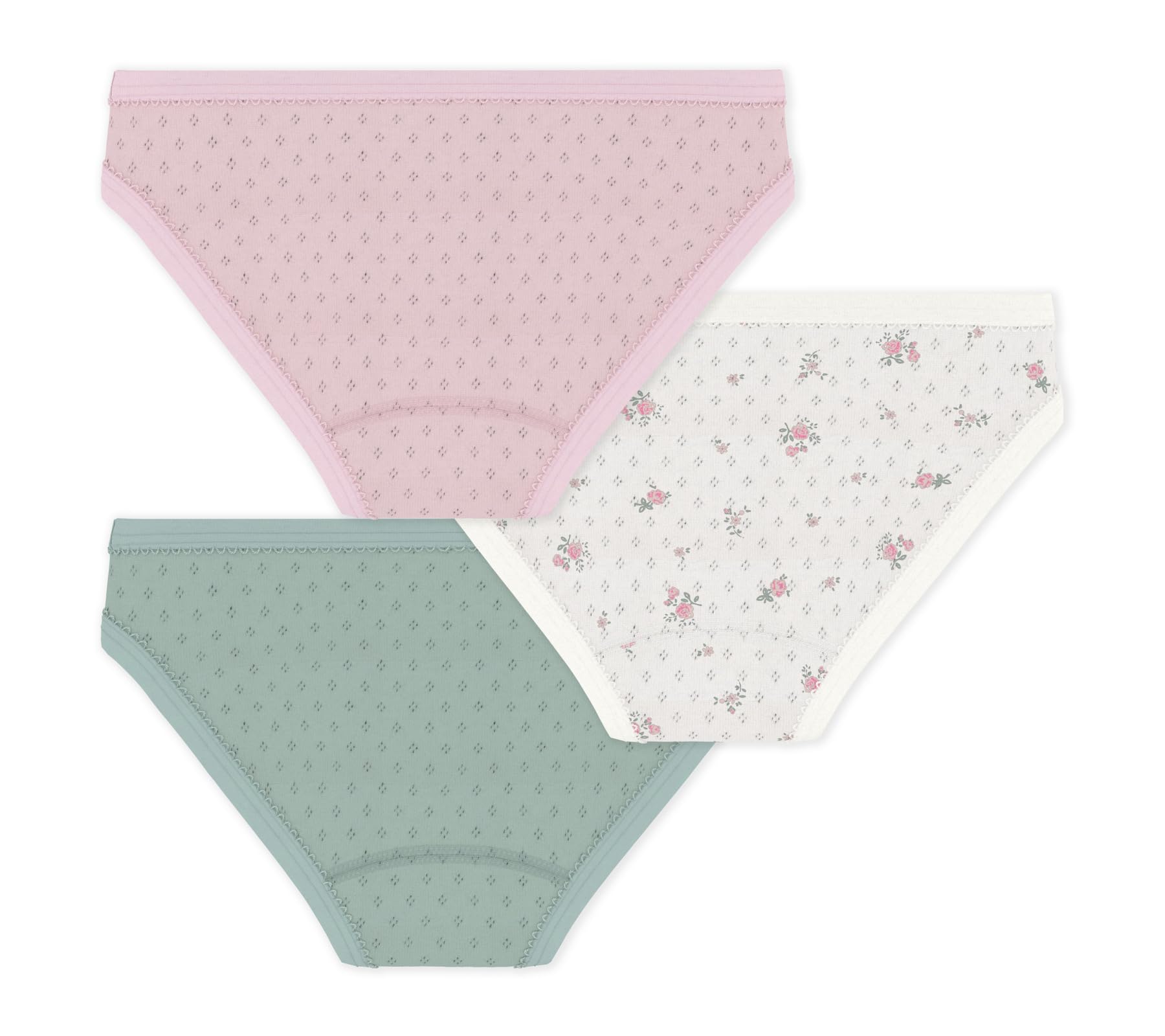 Petit Bateau A0fh6 Ropa Interior DÍA Niñas (Pack de 3)