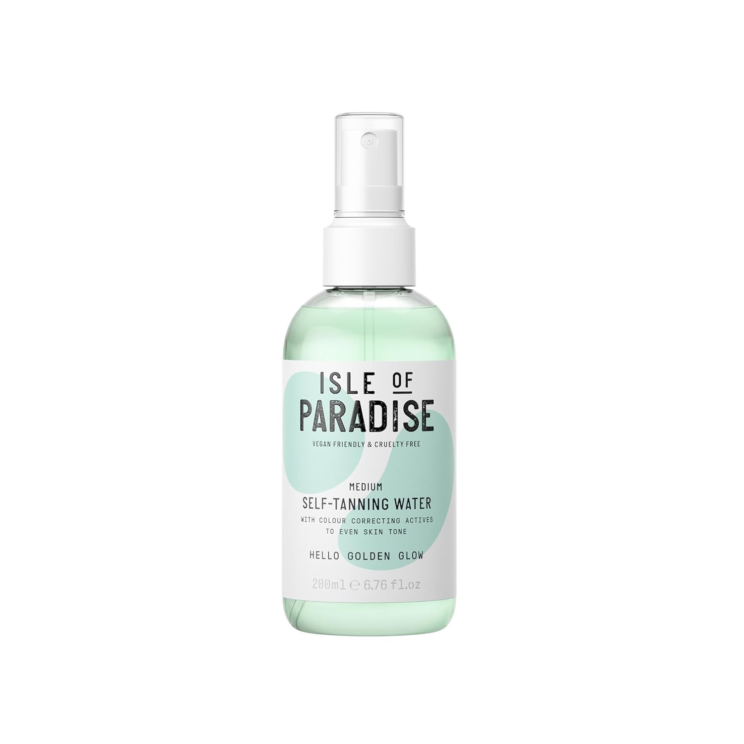 Isle of Paradise Self Tanning Water - Color Correcting Self Tan Spray for Bronze Glow, Vegan and Cruelty Free Sun-Kissed Glow - Image 1 of 8