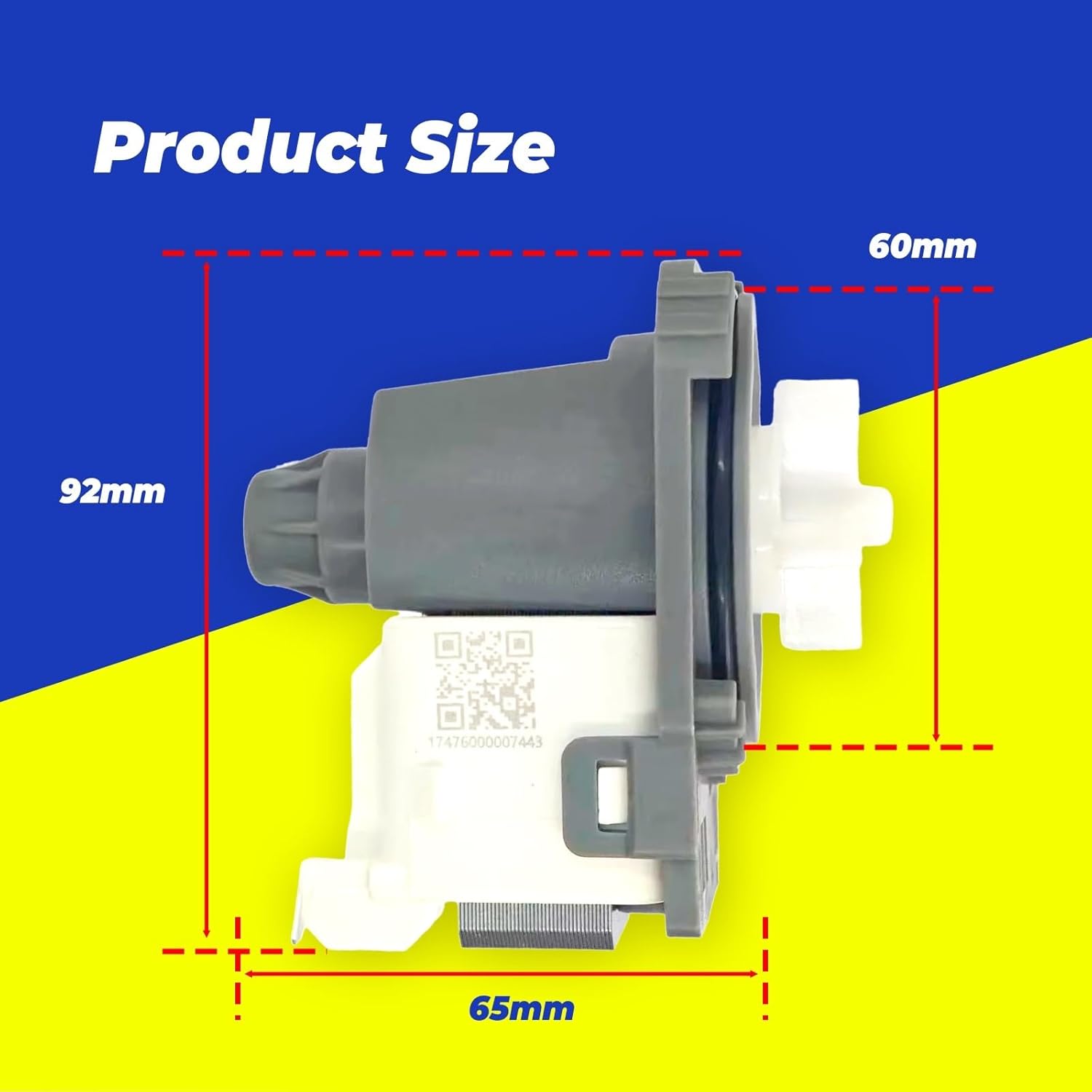 SP-DP-01-20BW 17476000007443 220-240V 50hz0.24A Dishwasher Drain Pump，Compatible For Midea，KDW60311CBI