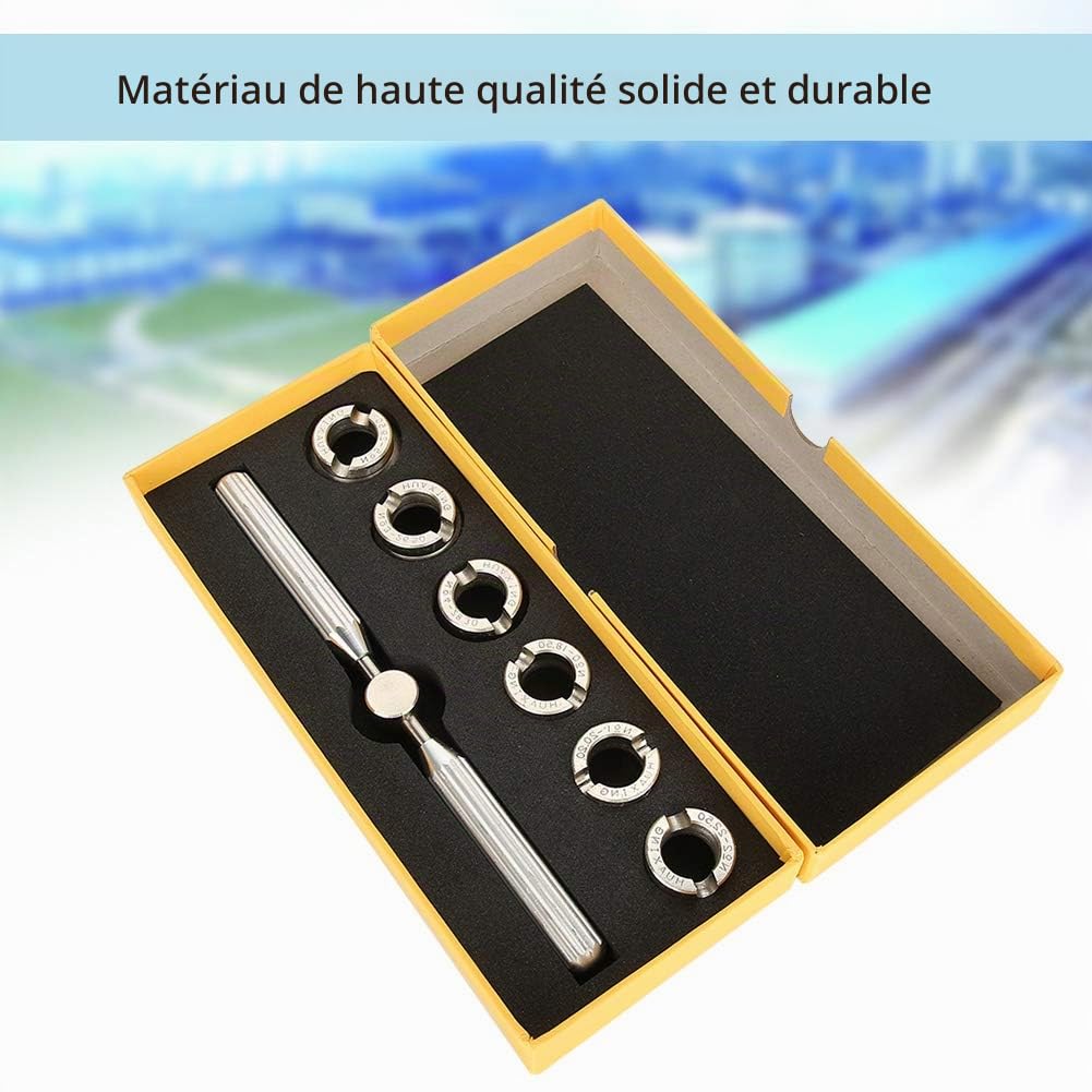 Kits d'outils de réparation de montres, ensemble d'outils de réparation de matrices de clé de décapage de couvercle de boîtier arrière de montre pour Rolex Oyster