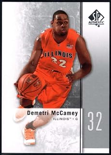 2011-12 SP Authentic Basketball #21 Demetri McCamey Illinois Fighting Illini Official NCAA Trading Card From Upper Deck