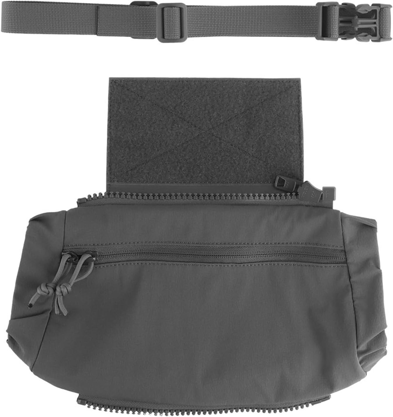 Tactical Hunting Hand Warmer Pouch, Portable Drop Hanger Waist Handwarmer Pouch for Camping Fishing, Hiking, Football Winter Outdoor Field Survival(Gray)