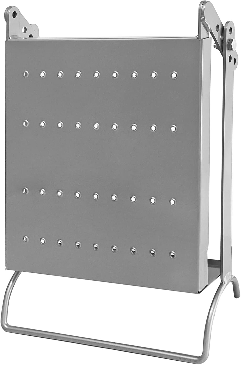 Ladder Platform Accessory - Work Tray for Tools, 400 lbs Capacity, Heavy Duty Ladder Accessory Universal Fit for Most Ladders (Silver)