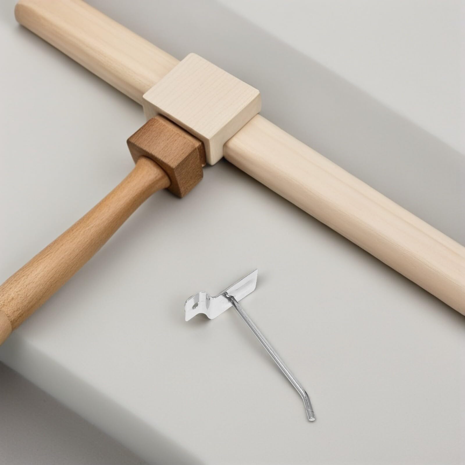 YARNOW Lochwand Organizer Haken 40 Stück Metall 10cm und 15cm für Flexible Anordnung an Gitterwänden und Lamellenwänden Geeignet für Haushalt Garage und Einzelhandel