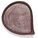 Lawliet Unique Shape Sinamay Hat Fascinator Base Millinery Making Material B064 (Brown)