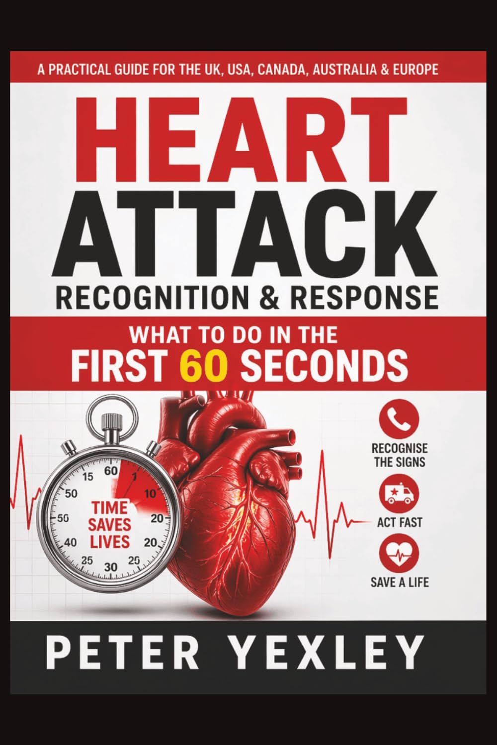 Heart Attack Recognition & Response: What To Do in the First 60 Seconds – A Life-Saving Guide for the UK, USA, Canada, Australia & Europe