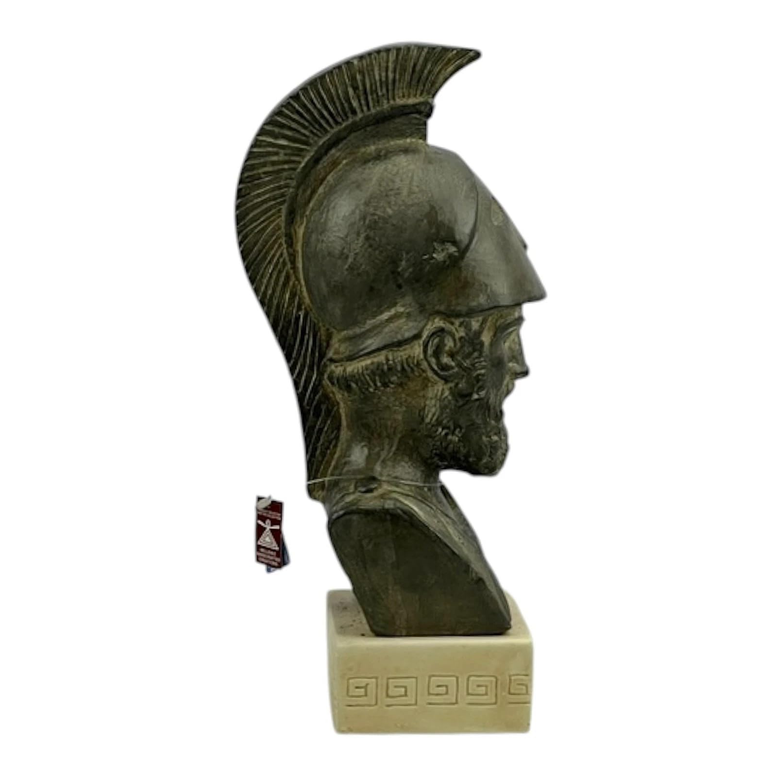 Perykles, popiersie, grecki mąż stanu, przywódca ateńskiej demokracji, statuetka, starożytna Grecja, figurka historyczna, rzeźba, twardy tynk, ręcznie wykonana w Grecji, 29 cm