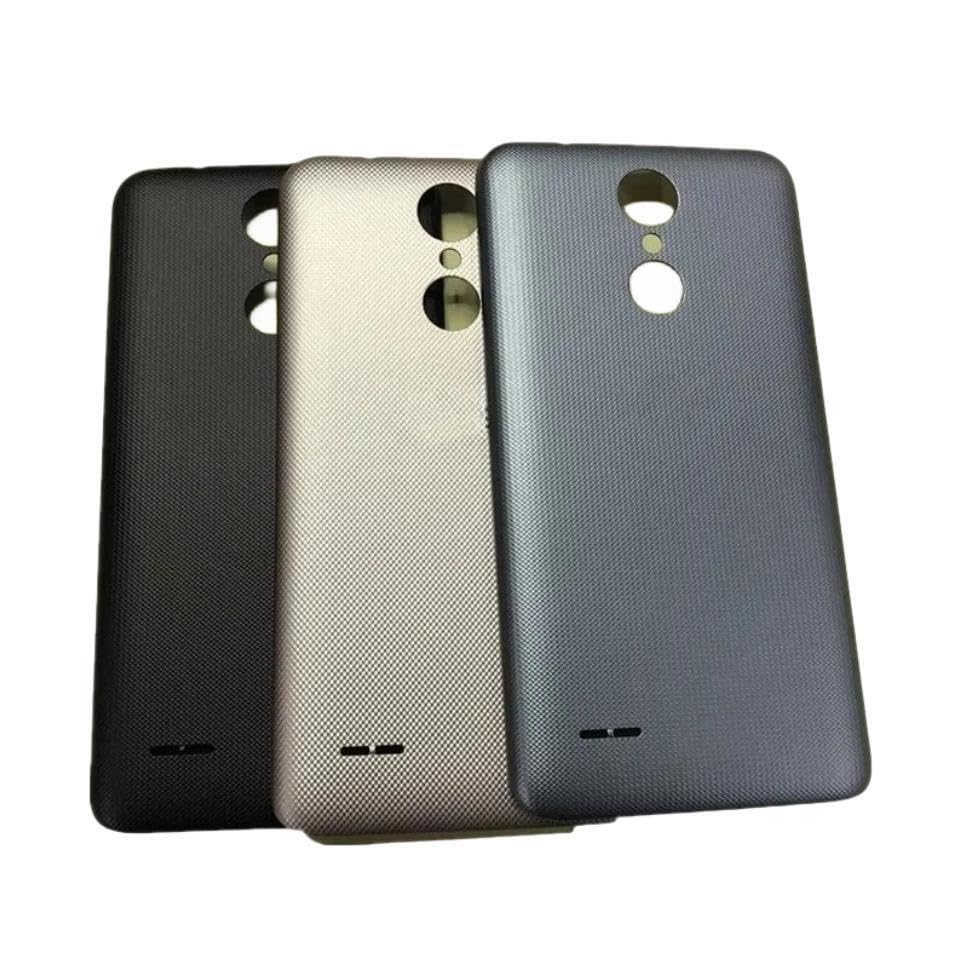 SHOWGOOD for LG K7 2017 Back Cover Case Battery Rear Door Replacement Parts for LG K7 2017 Battery Rear Cover (Black)