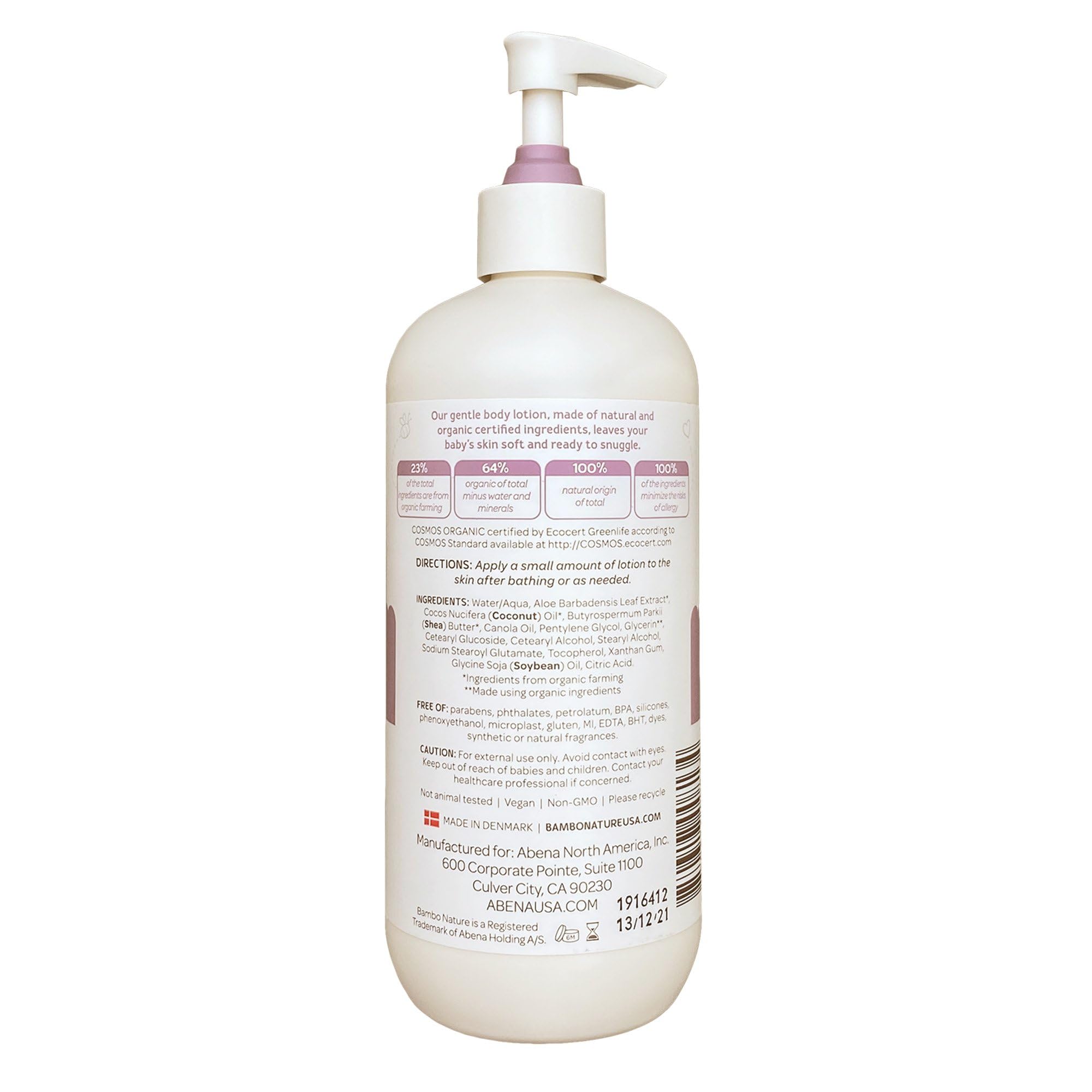 Bambo Nature Snuggle Time Body Lotion, 16.9 fl oz Bottle, 1 Count