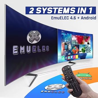 Nexbyte Super Console X2 Pro Retro Gaming Console, 64GB, 37000 Games, EmuELEC 4.6 + Android TV 9.0, 4K HD Output, WiFi Dual-Band