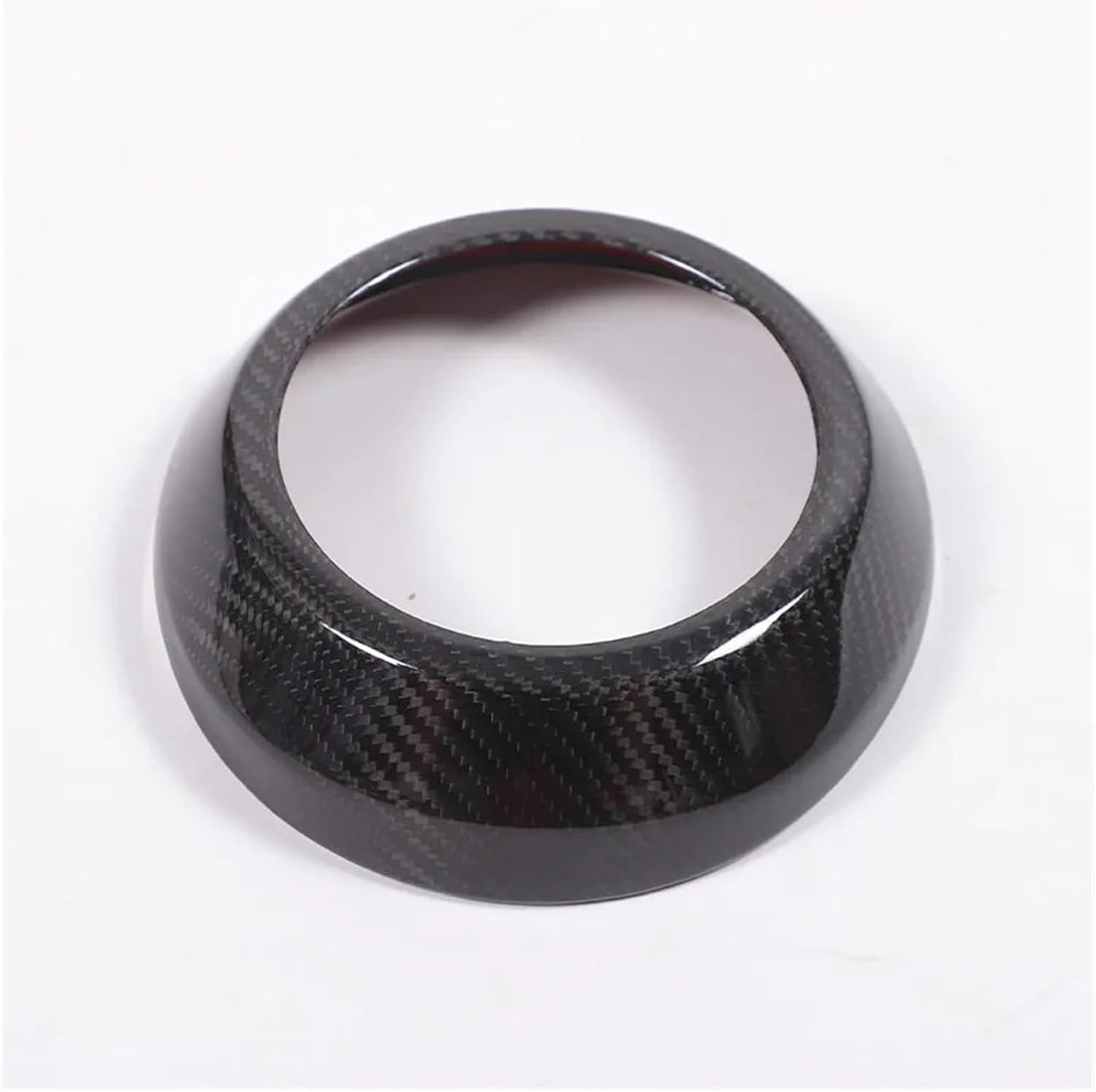 Car Steering-Wheel Outer Frame Horn Button Cover Compatible for Lotus Emira 2021-2023 Decorative Real Carbon Fiber Interior Accessories(Real Carbon Fiber)