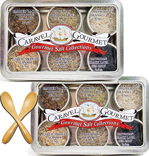 The Infused Two-Pack Sampler Gift Set - 6 Resuable Tins with Bamboo Spoon