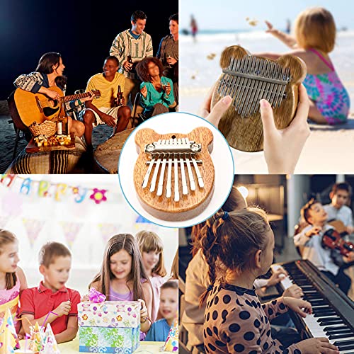 Mini Kalimba Piano à Pouce Kalimba Instrument Enfant Piano à Doigts en Bois Instrument Portable Marimba Kalimba 8 Clés… - Les Beatles, Paul McCartney, John Lennon, RIngo Starr, George Harrison Mini Kalimba Piano à Pouce Kalimba Instrument Enfant Piano à Doigts en Bois Instrument Portable Marimba Kalimba 8 Clés… – Image 8