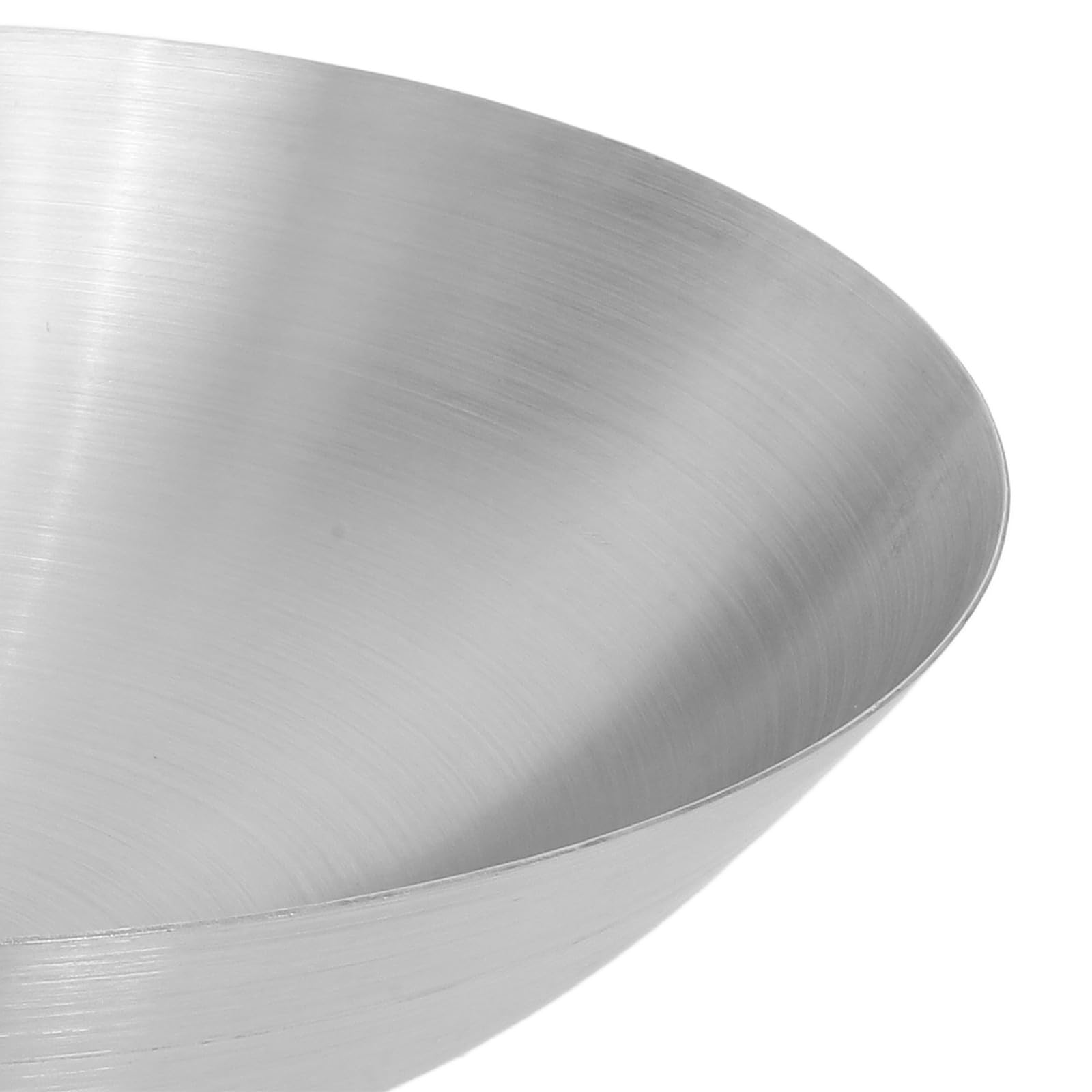 Wok Friggere Verdure per Resistente alla Corrosione in Acciaio Inossidabile Manico Singolo Ergonomico Argento Uso Quotidiano Cucina