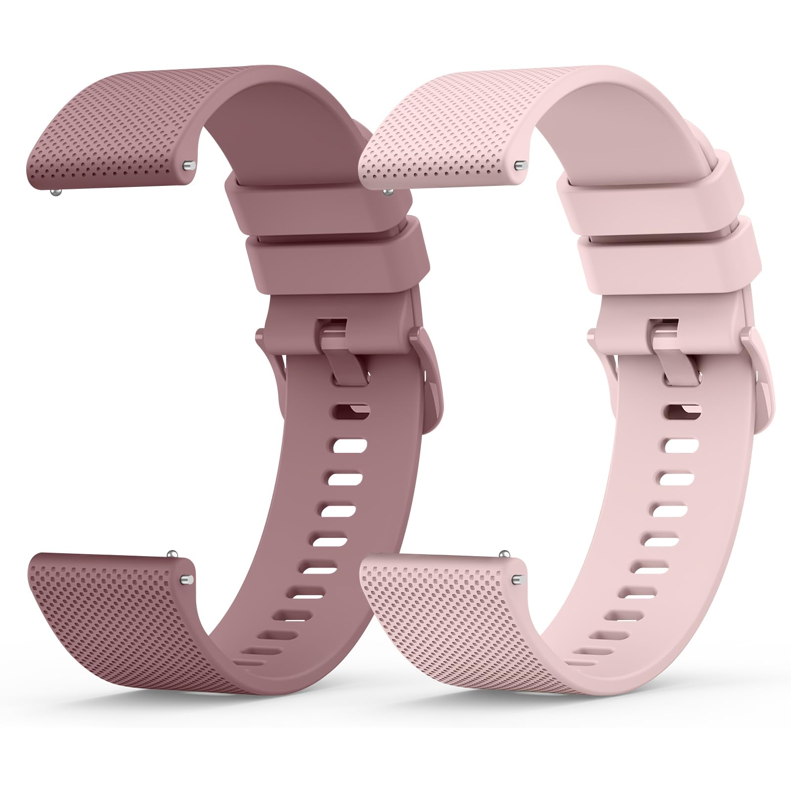2 Piezas Correa Compatible con Xiaomi Redmi Watch 5 Lite/Xiaomi Redmi Watch 5 Active Mujer Hombr, Pulsera de Repuesto de Silicona Suave