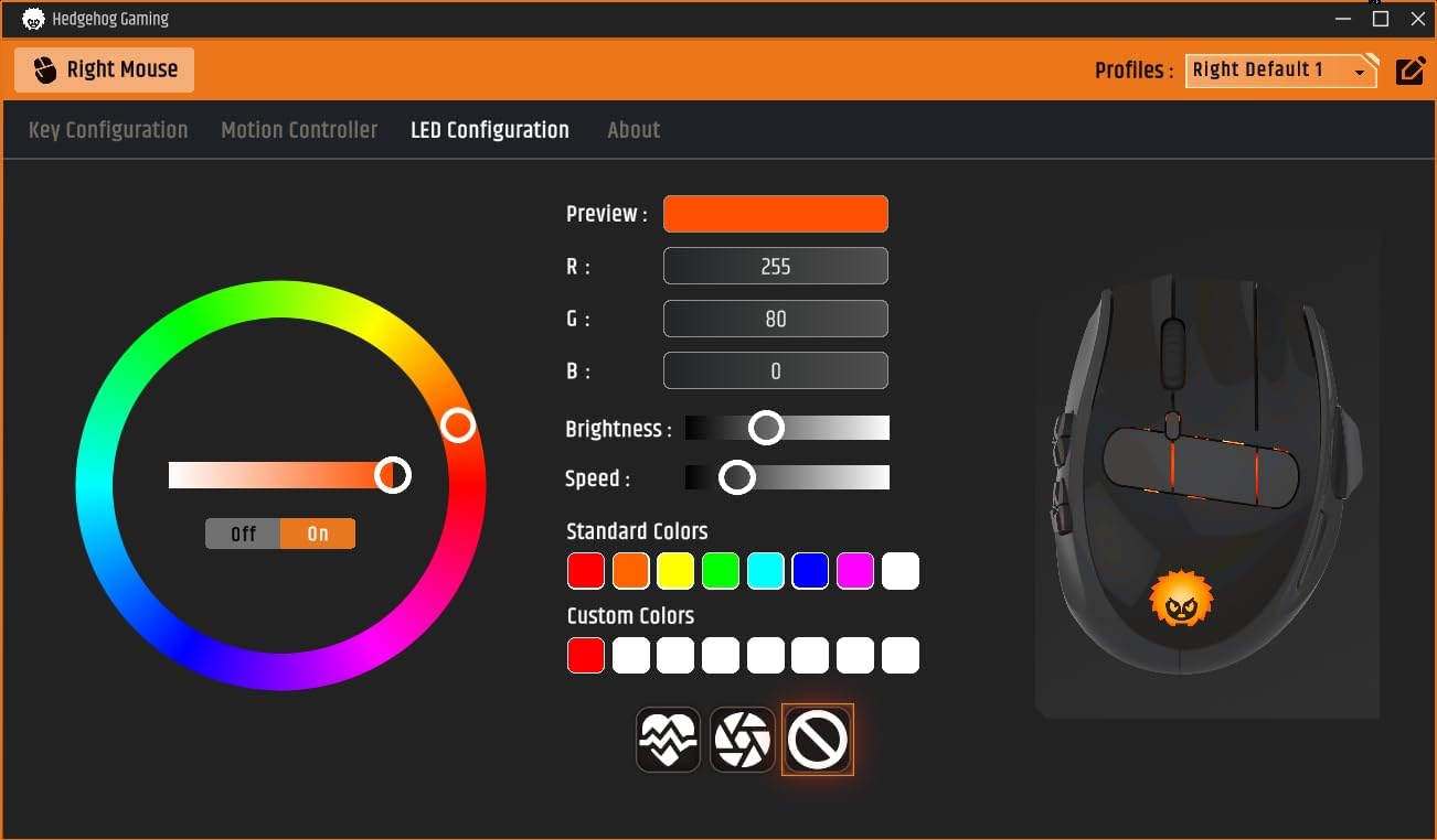 Hedgehog MMO Gaming Mouse - 16 000 DPI - 23 Programmable Buttons - Switch to Joystick Mode with Spring-Loaded Base - PC, Mac, Ubuntu Linux