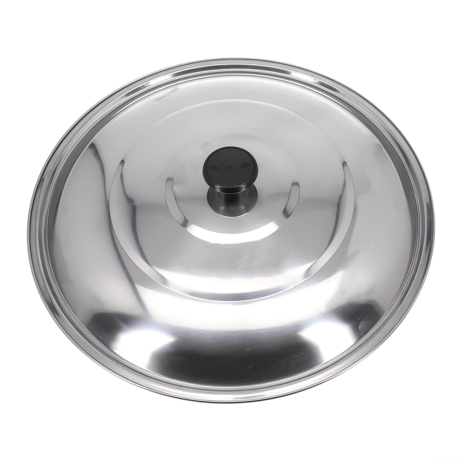 Tamaño de la tapa: 32 cm, 34 cm, 36 cm, 38 cm, 40 cm, acero inoxidable para sartenes planas, sartenes, wok (34 cm)