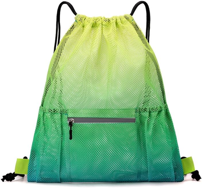 Drawstring Backpack, Large Capacity Gym Bag for Men and Women, Lightweight Breathable Sports and Travel Duffel Bag
