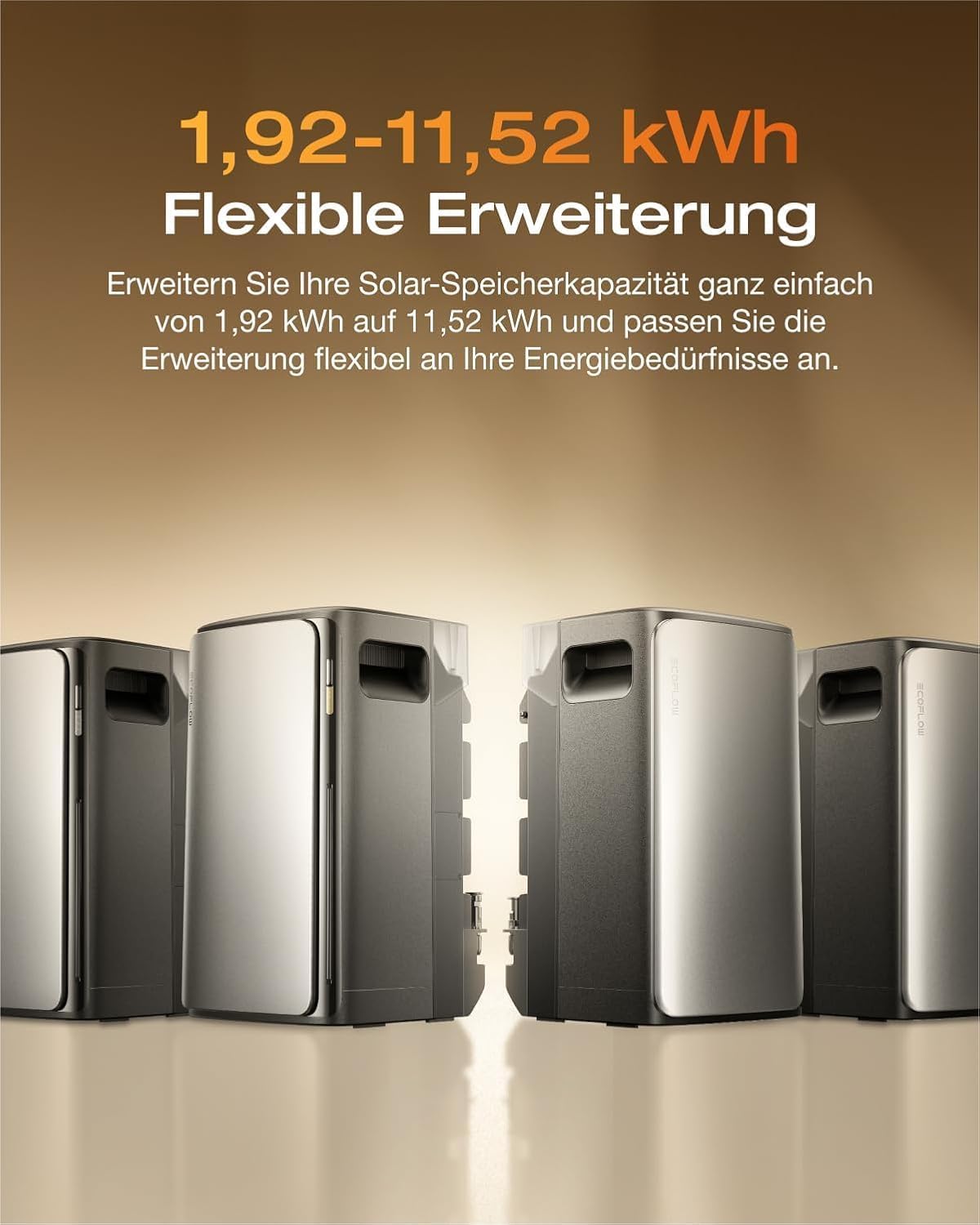 Powerness® All in One 2000W Balkonkraftwerk mit Speicher 1920Wh, ECOFLOW STREAM Ultra mit 4 MPPT, Smarten Zähler&Zubehör Komplettset, 4× 500W Full Black Bifaziale Solarmodule, Plug & Play (0% MwSt)