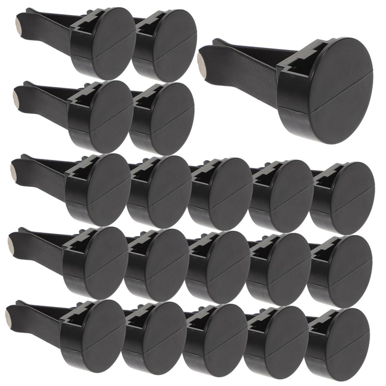 PartyKindom 240 Stk Lüftungsclips Lüftungsclip für Autoerfrischer-Clips Zubehör für im Auto Auto-Steckdosen-Clips automatische Lüftungsclips Metall