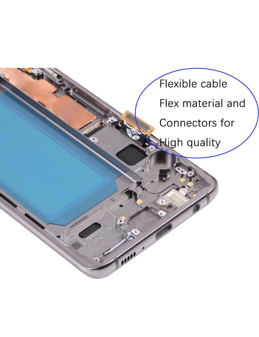 Ersatz Display für Samsung Galaxy S10 4G LCD Bildschirm TFT ,G973F G973U G973W Display Bildschirm Touch Digitizer Assembly Reparaturteile Kit(Schwarz mit Rahmen,Ohne Fingerabdruck,Not Curved Screen)