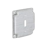 Hubbell-Raco 800C 1 Toggle 4-Inch Square Exposed Work Cover