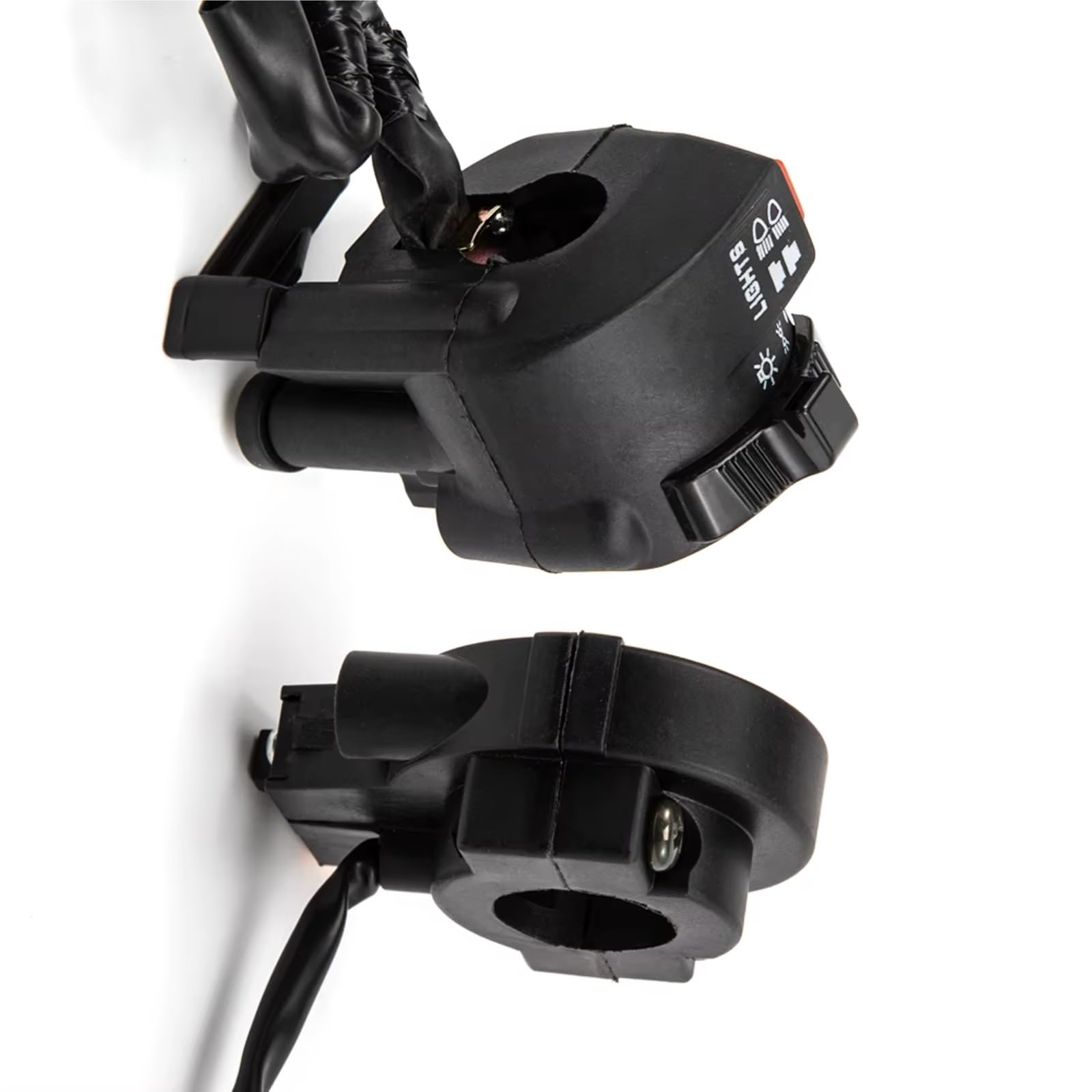 Interruptor para Moto Manillar Eléctrico De 22mm Compatible con Wave110 Multifunción Izquierdo Intermitente Claxon Arranque Estrangulador Choke