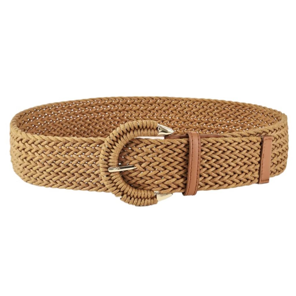 FUXIU Hot Girl Waistband Western Woven Style Cowgirl Belt Wide Belt Woven