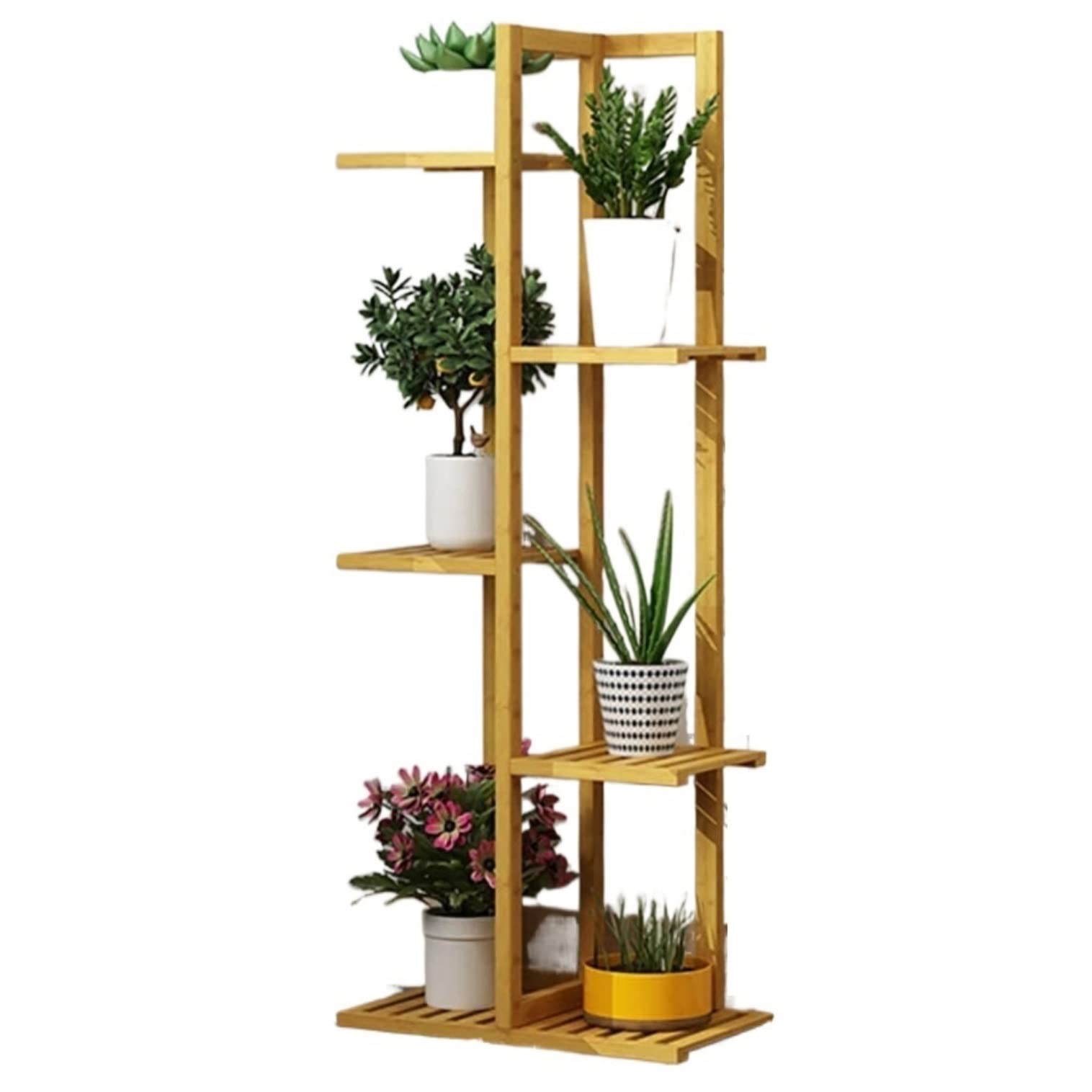 DFGHNBVC Plant Stand Plant Shelves Flower Holder Wood Plant Shelf Decorative Flower Shelf For Home Garden Plant Stand Balcony Display Flower Stand Plant Shelf Plant Rack,A-102 * 40 * 20Cm